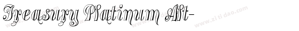 Treasury Platinum Alt字体转换
